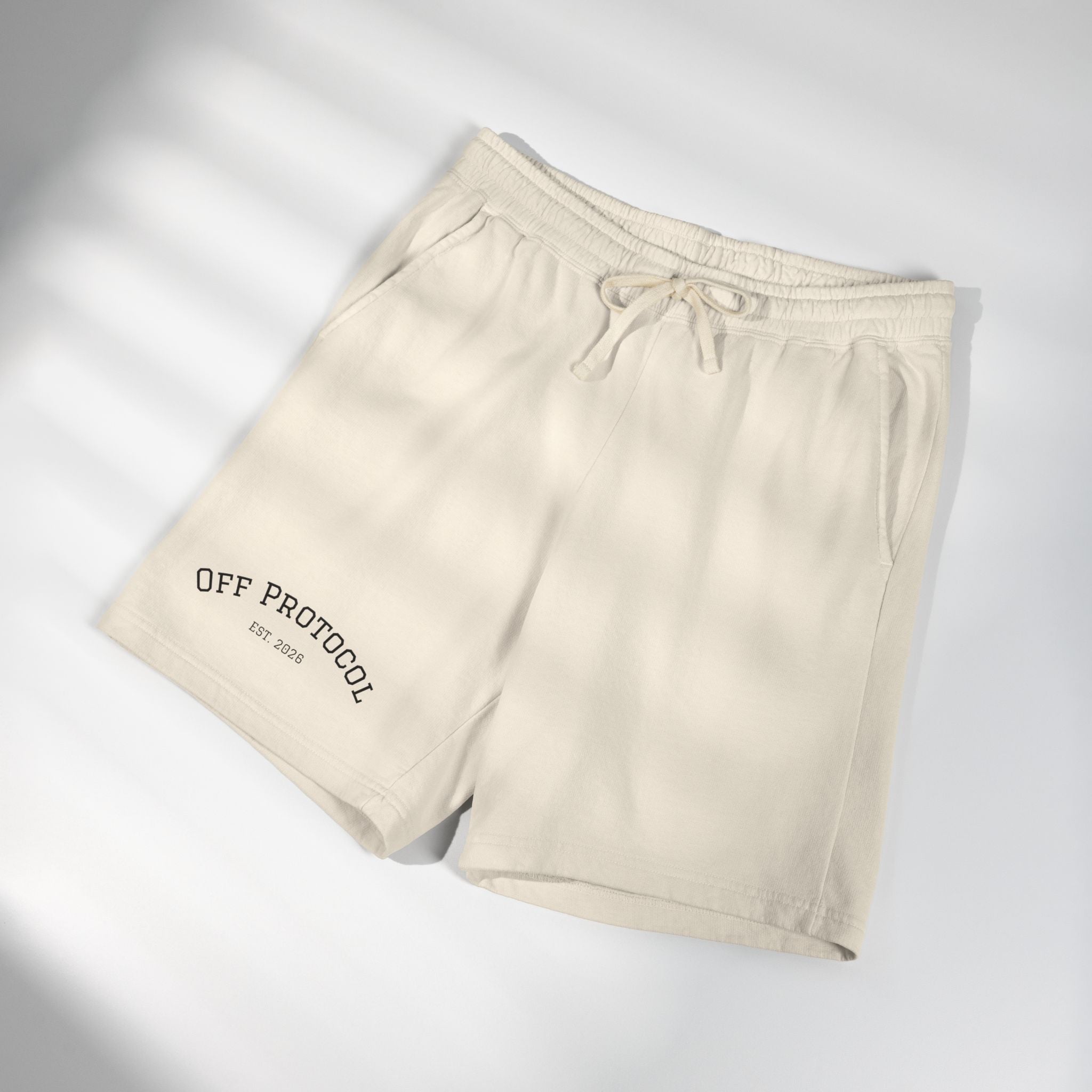 Unisex Garment-Dyed Lightweight Fleece Sweat Shorts