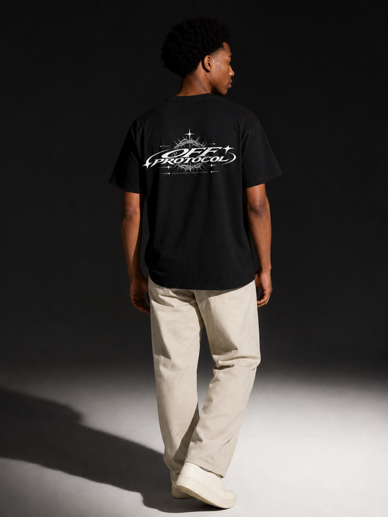 Off Protocol Graphic T-Shirt — Vintage Streetwear Logo Tee